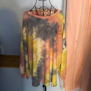 Tie-Dye Long Sleeve Top NWOT